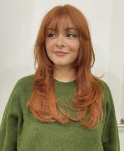 A spectrum of 2026 orange hair shades including Honey Apricot, Autumn Ginger, and Electric Tangerine, showcased at Assort Osaka.